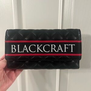 Blackcraft Black Quilted Wallet